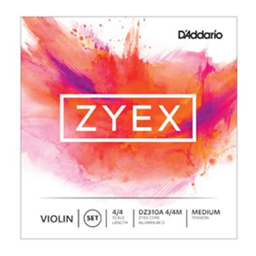 D'Addario Zyex String Set Medium 4/4 Violin 3 D'Addario Zyex String Set Medium 4/4 Violin