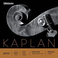 Kaplan Orchestral Bass Strings Set 3/4 Medium