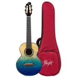 Flight A10FM Tenor Ukulele Faded Blue