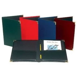 Leatherette Black Choral Folder