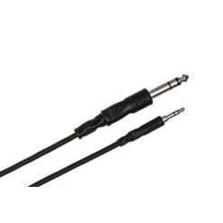 Hosa 10 Foot Stereo Interconnect Cable 3.5 Mm TRS To 1/4 In TRS