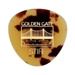 Golden Gate MP-32 Deluxe Rounded Triangle Flat Pick – Stiff (12)