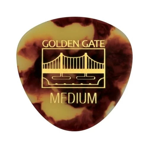 Golden Gate MP-40 Deluxe Large Triangle Flat Pick – Medium (12) 3 Golden Gate MP-40 Deluxe Large Triangle Flat Pick – Medium (12)