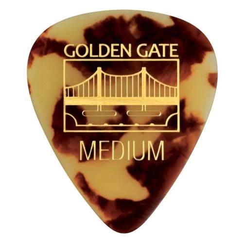 Golden Gate MP-44 Deluxe Sideman Flat Pick – Medium (12) 3 Golden Gate MP-44 Deluxe Sideman Flat Pick – Medium (12)