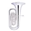 John Packer JP277 EEb 4 Valve Compensating Tuba Silver -Symphony Shop 13172 1