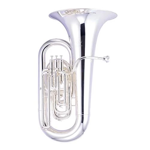 John Packer JP377 Sterling EEb 4 Valve Compensating Tuba Silver 3 John Packer JP377 Sterling EEb 4 Valve Compensating Tuba Silver