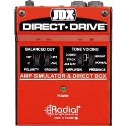 Radial JDX Direct-Drive Amp Simulator & DI Box