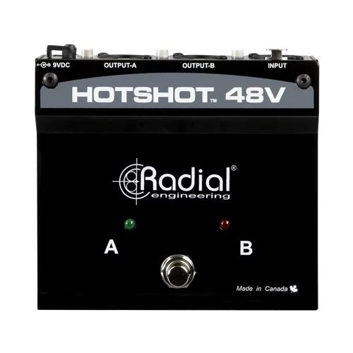 Radial HotShot 48V Condenser Microphone Switcher 3 Radial HotShot 48V Condenser Microphone Switcher