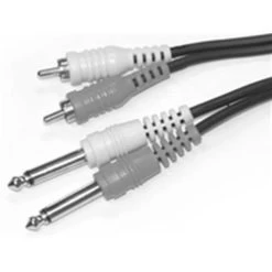 Link Audio 10’ – 2 X ¼” Male To 2 X RCA Male Cable