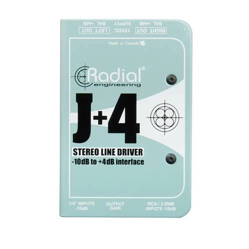 Radial J+4 Stereo Line Driver 3 Radial J+4 Stereo Line Driver