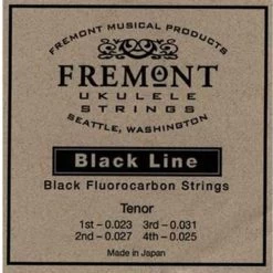 Fremont Tenor Ukulele Strings Black Fluorocarbon