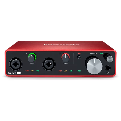 Focusrite Scarlett 4i4 USB Interface 3rd Generation 3 Focusrite Scarlett 4i4 USB Interface 3rd Generation
