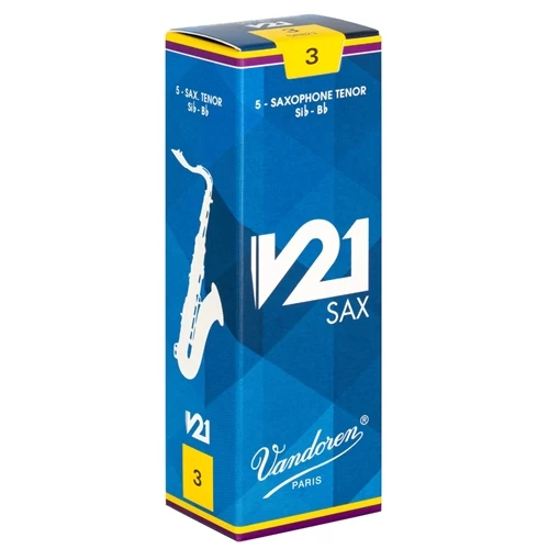 Vandoren V21 Tenor Sax Reeds #2.5 3 Vandoren V21 Tenor Sax Reeds #2.5