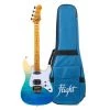 Flight Pathfinder Electric Ukulele Transparent Blue 2 Flight Pathfinder Electric Ukulele Transparent Blue -Symphony Shop 8487 1