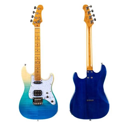 Flight Pathfinder Electric Ukulele Transparent Blue 5 Flight Pathfinder Electric Ukulele Transparent Blue - Image 3